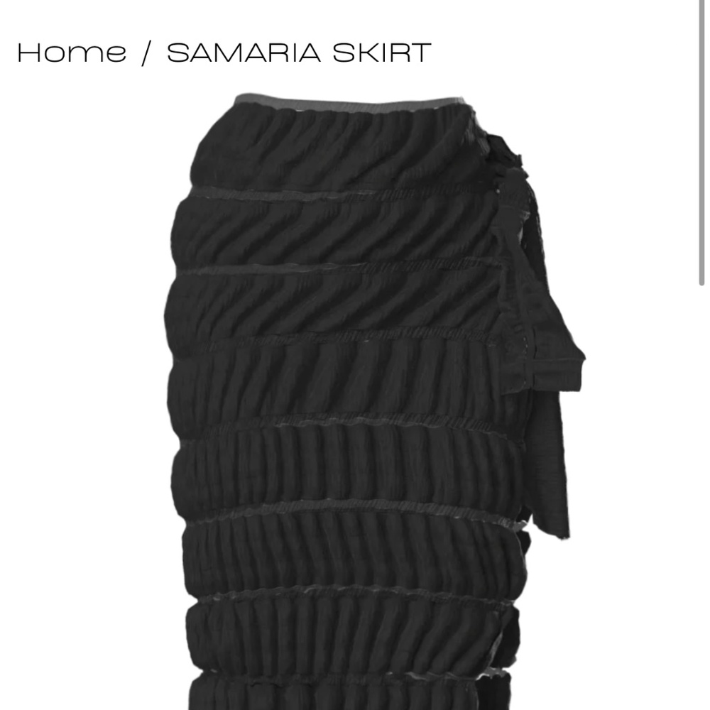 HANIFA SAMARIA SKIRT - BLACK MEDIUM